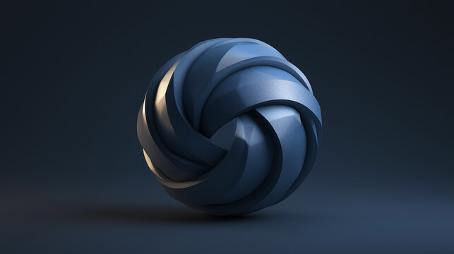 3d volleyball for banner concept