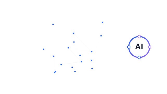 AI Data Visualization With Neural Networks and Graph Structures.