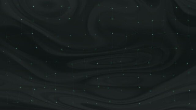 Turquoise aqua mint digital mesh over teal background seamless loop
