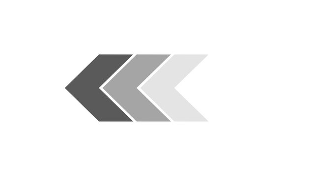 Rectangular panels slide open to reveal a grayscale gradient background