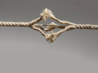 Corde effilochée © Anthony SEJOURNE