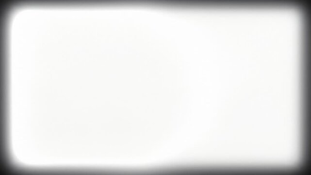 Abstract Glowing White Rounded Rectangle Frame Animation on Black Background