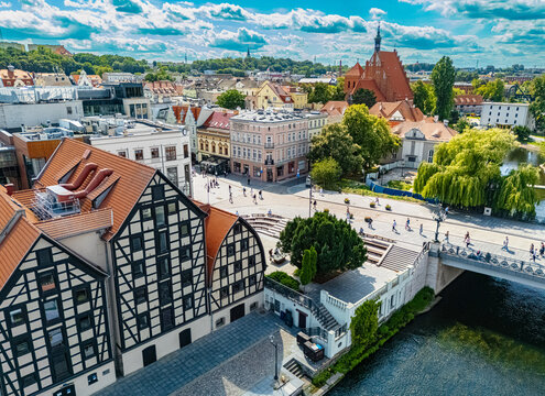 View of Bydgoszcz in Kuyavian-Pomeranian Voivodeship, Poland