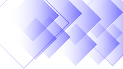 Fototapeta premium Creative Geometric Abstract Background, Soft Blue Gradient Shapes with Transparent Overlapping Diamonds.