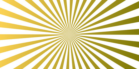 Fototapeta premium Radial black and white stripes emanating from a central point creating a hypnotic optical illusion effect