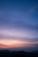 Obraz premium Smooth pastel sky gradient at dusk