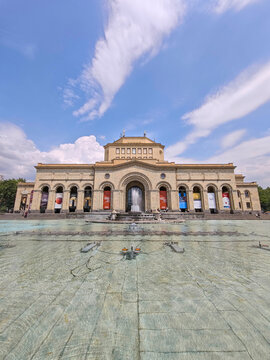 History Museum of Armenia and National Gallery of Armenia building under bright sky