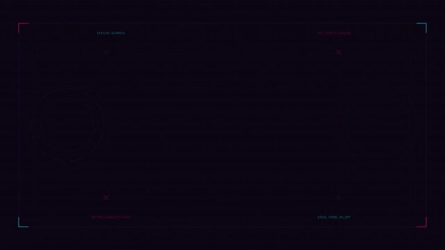 Futuristic digital screen displaying a critical system halt alert message with a red HUD interface