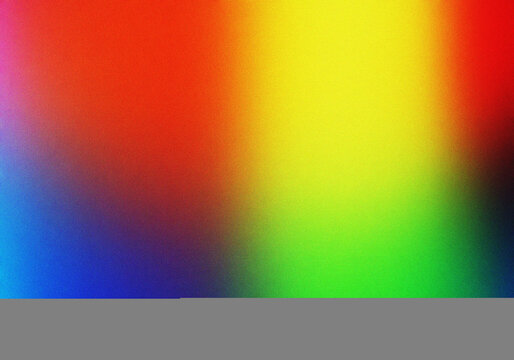 A beautiful and vibrant full spectrum rainbow gradient displaying a harmonious blend of all colorful hues for modern designs