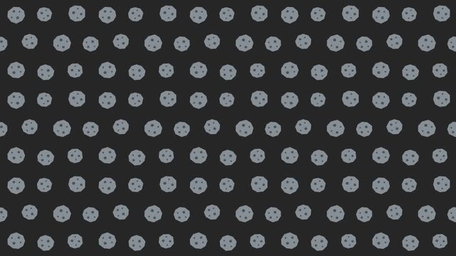 Seamless Diagonal Asteroid Pattern Motion Graphic for Pixel Art Space Background
