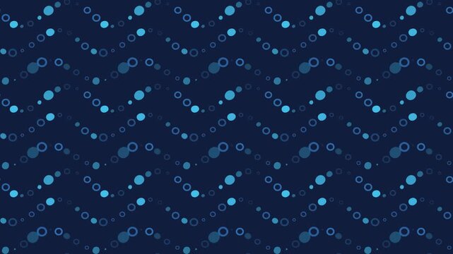 Seamless Abstract Blue Blob Wave Animation Background