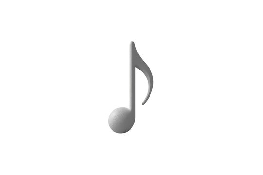 Dark gray musical note icon
