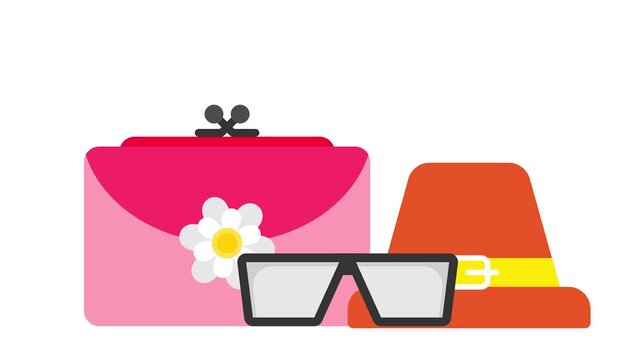 supermodel fashion accessories animation, Girly Things animated video, Glamour and beauty clip, Haute couture footage, Fashion Show and Exhibition motion graphics
