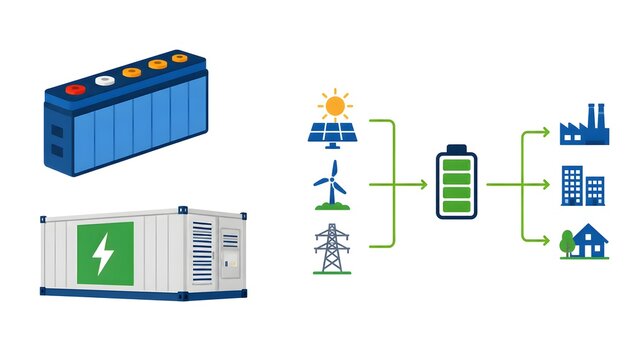 Sustainable Energy Ecosystem with Battery Storage