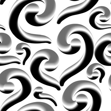 black and white background seamless endless pattern fabric fashion design allover print 