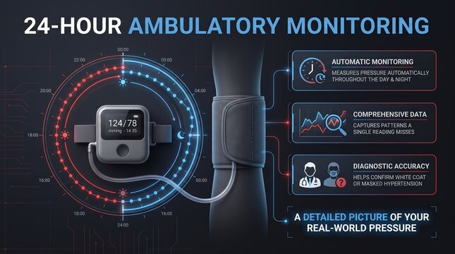 24 hour ambulatory blood pressure monitoring