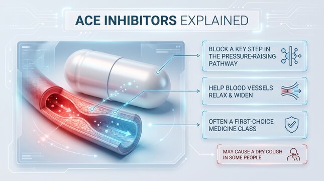 ACE inhibitors explained for blood pressure