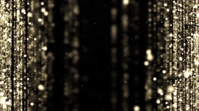Golden Glitter Awards Backround perfect for presentation, slideshow, awards, night party, spectacular ceremony, stylish fashion show, promo, Christmas, New Year, anniversary celebration.