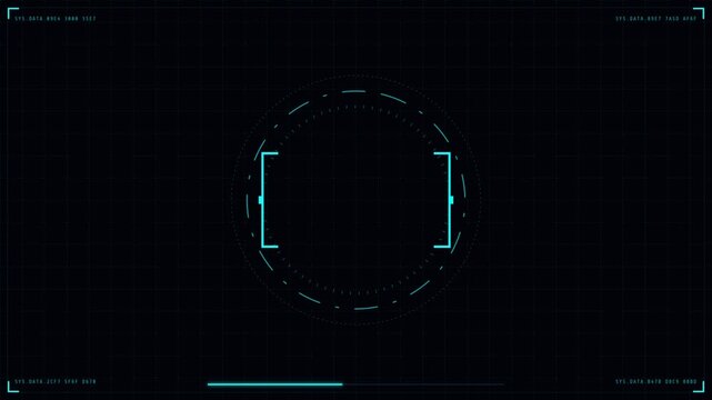 Dynamic futuristic digital display showing a vibrant glowing number two in a high tech interface
