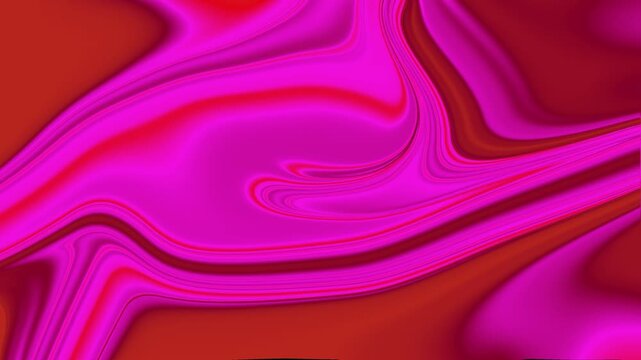 Abstract liquid motion background featuring fluid swirling pink and red waves flowing gently across frame providing smooth hypnotic visual effect for creative media.