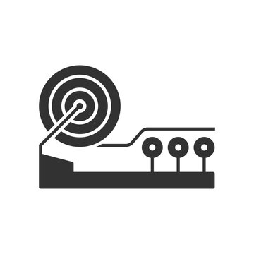 Steel Coil Processing Icon