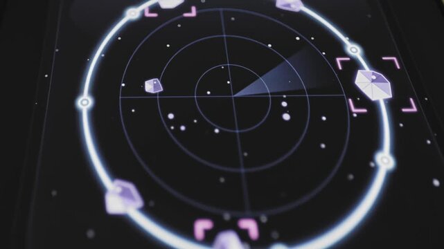 Interactive Tracking reticle locks onto unidentified orbital object