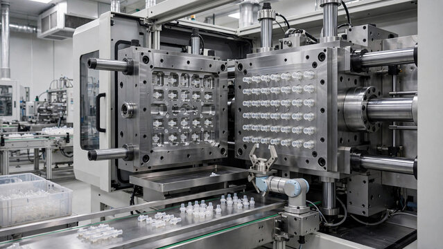 High-volume medical injection molding steel cavities
