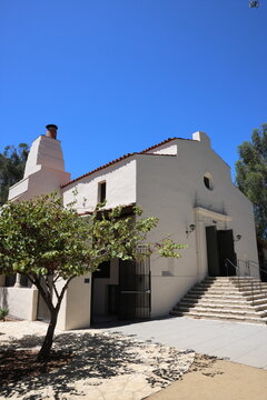 white building 