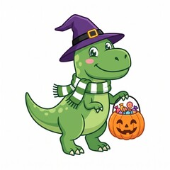 Naklejka premium Halloween cartoon vector illustration