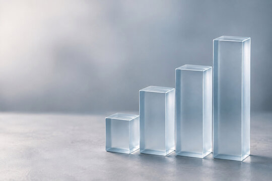 Frosted Glass Bar Chart