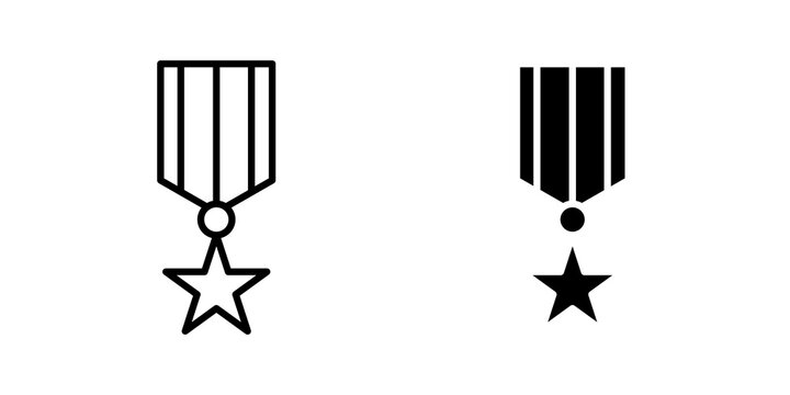 Veteran icon minimal artwork set