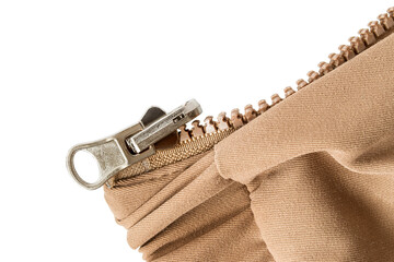 Unfastened zipper isolated © Tarzhanova