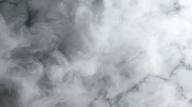 White Smoke and Vapor Swirling Abstract Background Texture