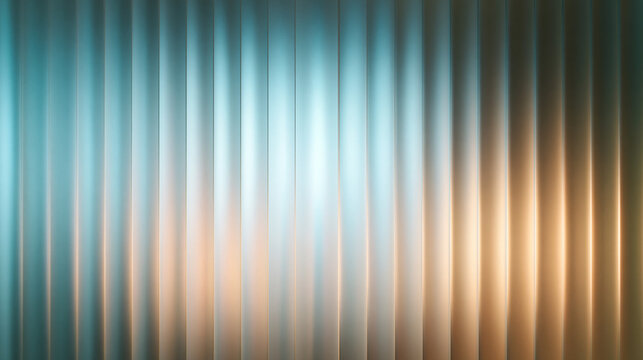 Abstract Fluted Metallic Texture Background with Modern Lighting