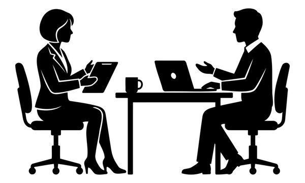 Business people working together at an office desk