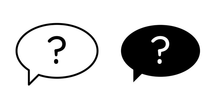 Comment question icon vector elements kit