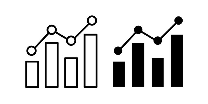 Stats icon vector elements kit