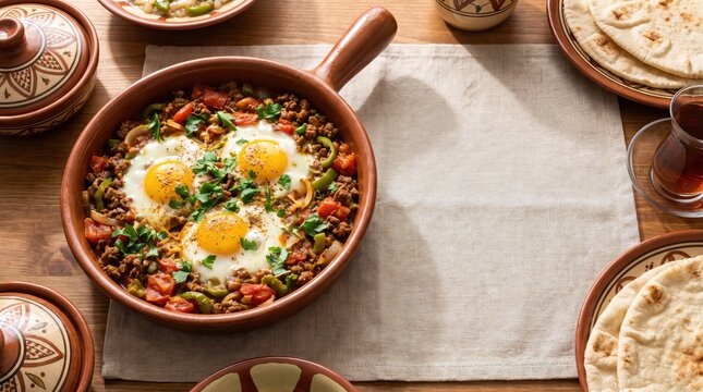 Iraqi Makhlama, Iraqi Breakfast, Iraqi Dish, Iraqi Cuisine