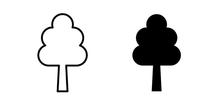 Tree free icon vector elements kit