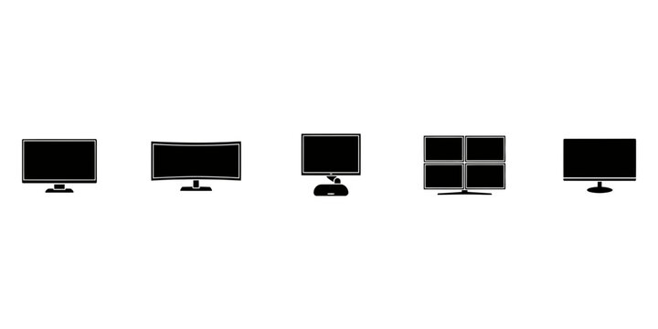Computer monitor and display screen for desktop workstations and multi-screen setups for digital visual interface systems