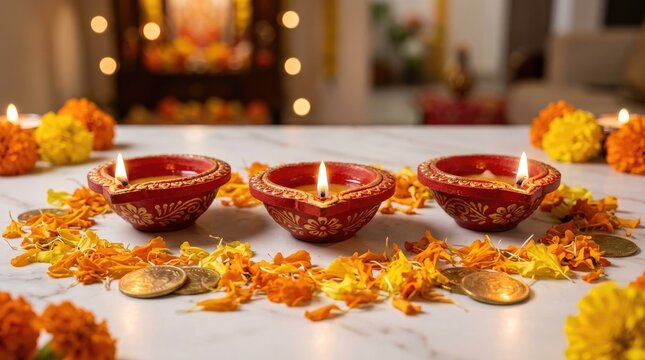 Diwali festive celebration with traditional indian sweets and snacks arranged on a decorative plate sweets platter colorful desserts indian cuisine holiday treats