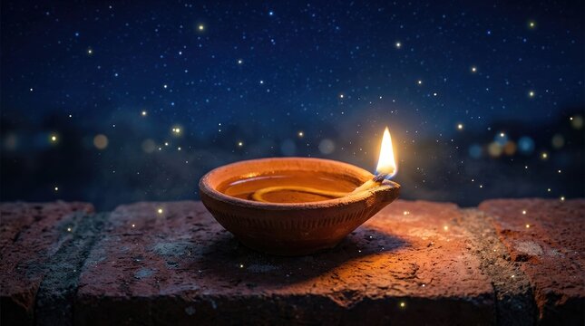 Diwali floating lantern festival celebration with glowing sky lanterns over dark water cultural event night sky festival celebration tradition cultural illumination
