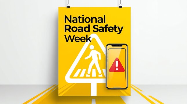 Yellow Caution Wet Floor Warning Sign with Hazard Symbol and Safety Alert Icon