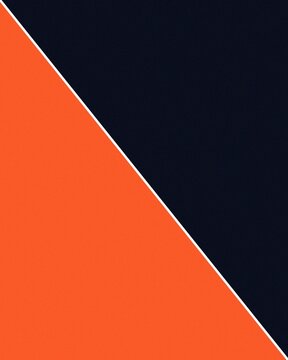 Bold diagonal split background with vibrant orange and deep black abstract design for modern branding