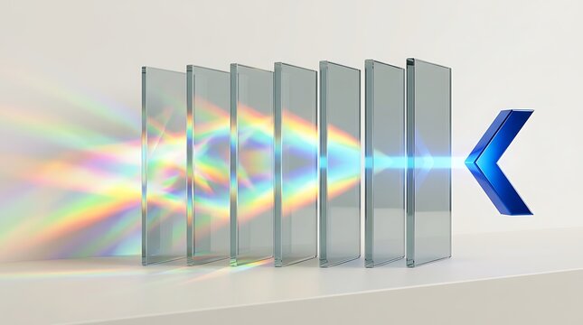 Light dispersion through multiple glass panes