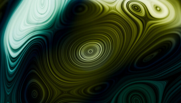Colorful abstract ripple pattern with concentric contours
