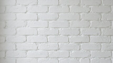 Fototapeta premium White painted brick wall texture