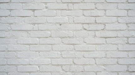 Obraz premium Matte white brick wall background