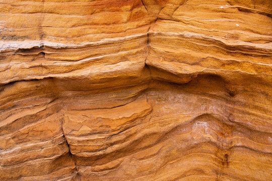Layered sandstone texture at the Southern Wave in Arizona