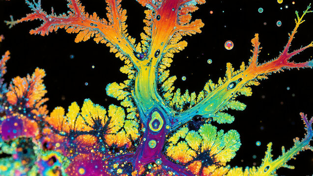 Alloy Phase Diagram States Visualization Scientific Visualization, Educational Digital Art Concept
